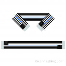 15*150cm Blue Line Fußballmannschaft Schal Fußballfan Schal